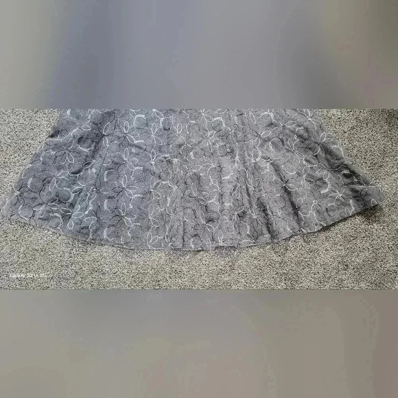 VTG Robert Kitchen Hight waisted Embroidered Godet floral skirt sz 12 - Picture 2 of 6